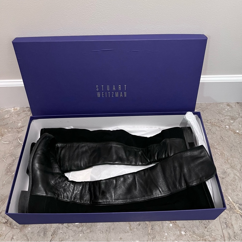 Stuart Weitzman 5050 over the Knee Boot size us 7.5 - Picture 3 of 10